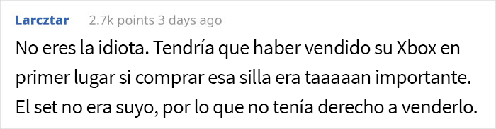 Este esposo vendió el juego de té antiguo de su esposa por 300$ con una excusa, y ella vendió la Xbox de él para recuperarlo