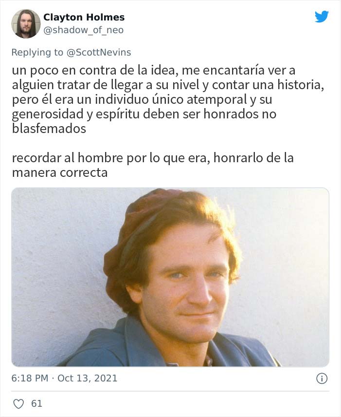 "No estaba preparado para esto": Esta interpretación de Robin Williams es tan buena que la gente pide una película completa