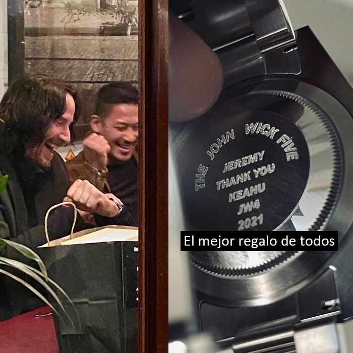 "El mejor regalo de todos": Keanu Reeves regala a sus dobles de John Wick 4 un Rolex de 10.000$ a cada uno como agradecimiento