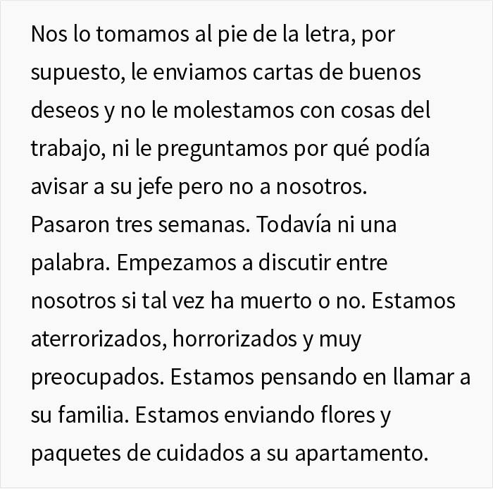 Este jefe desapareció durante 8 semanas diciendo que tenía Covid, un empleado descubrió la verdad y organizó una fiesta para revelar dónde estaba realmente