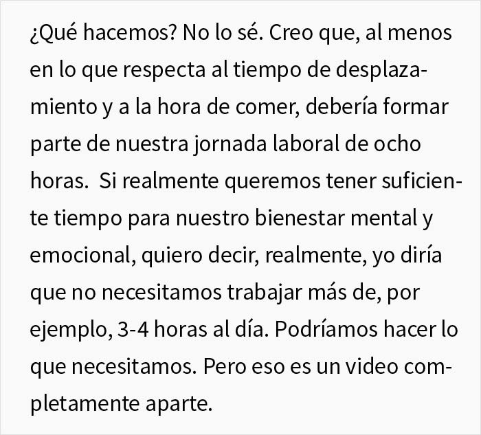 Esta mujer explica por qué el modelo de 8 horas de trabajo/dormir/ocio ya no funciona