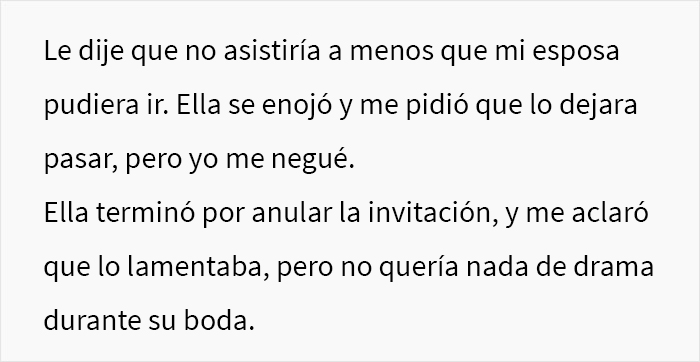 La invitación de bodas de esta mujer fue anulada, por lo que se llevó el vestido que prometió prestar a la novia