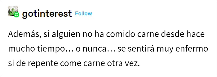 A esta vegana le dieron una hamburguesa real sin que lo supiera, y su experiencia generó una discusión importante