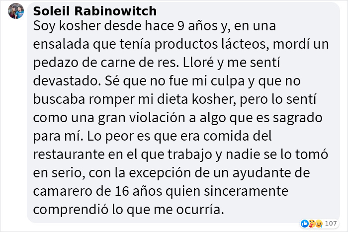 A esta vegana le dieron una hamburguesa real sin que lo supiera, y su experiencia generó una discusión importante