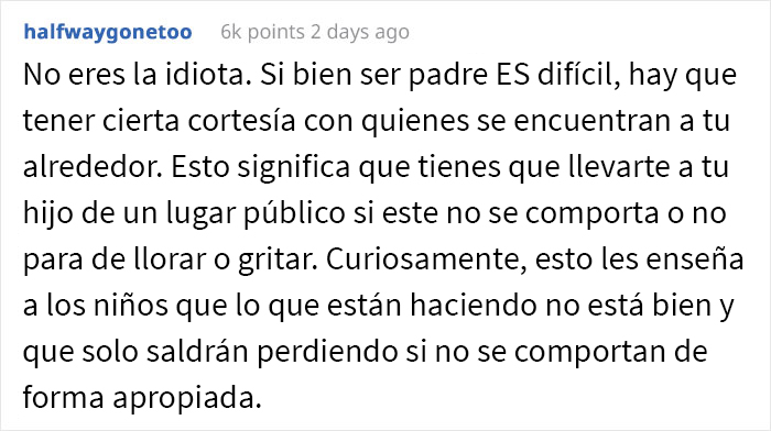 Esta mujer le pidió a la madre de un niño gritón que lo llevara fuera del restaurante para que los demás comensales pudieran estar en paz, y se desató el drama