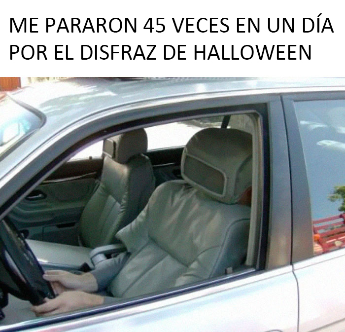 El hombre del asiento de coche, el desctructor de autos