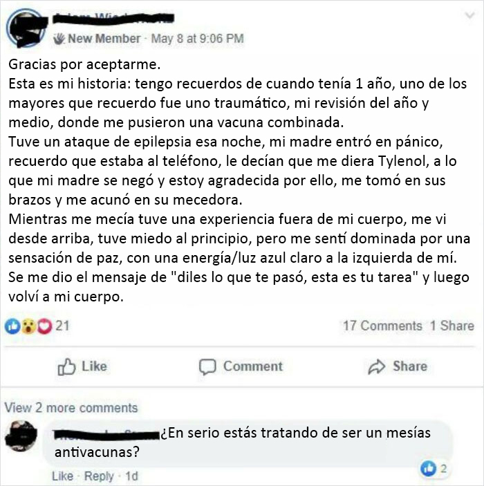 Un Jesús antivacunas me da ganas de morir