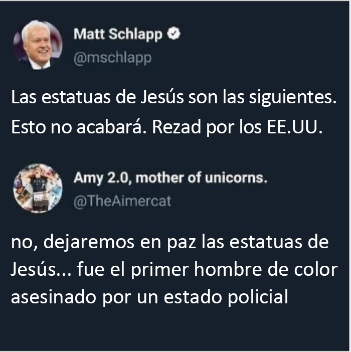 Estatuas de Jesús vs. Estado Policial