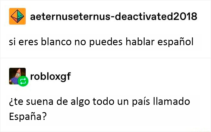 Sí, ¡ninguna persona blanca puede aprender español!