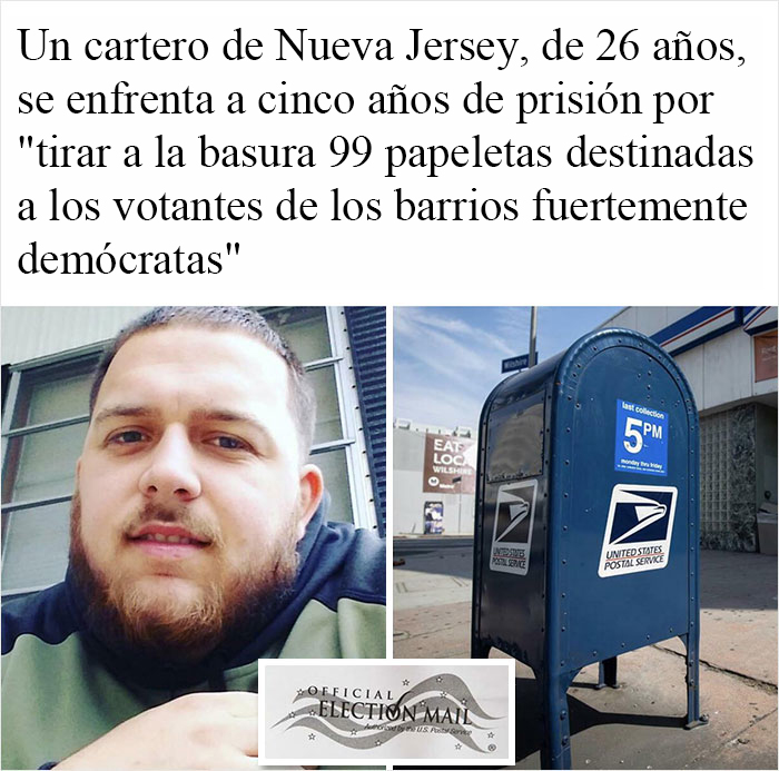 Este cartero es un pedazo total de mierd*