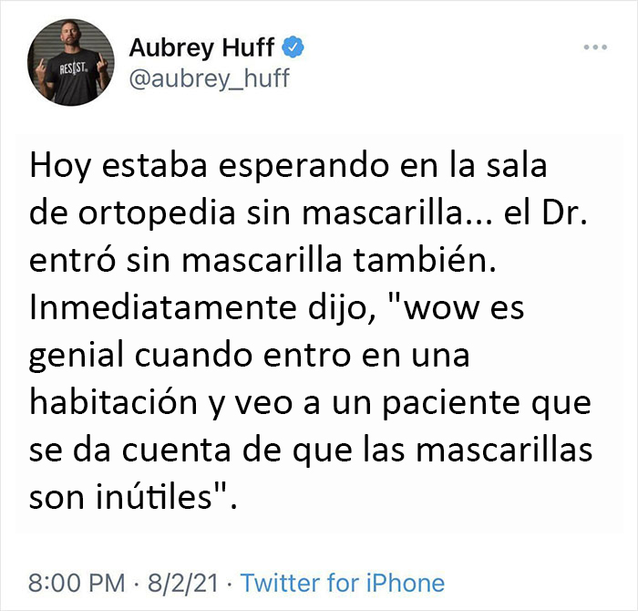 Claro que lo hizo, Aubrey