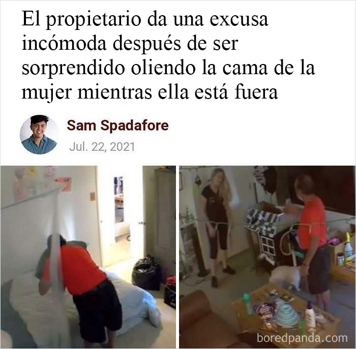 Ser un asqueroso, entrando a la fuerza y acosar a los inquilinos