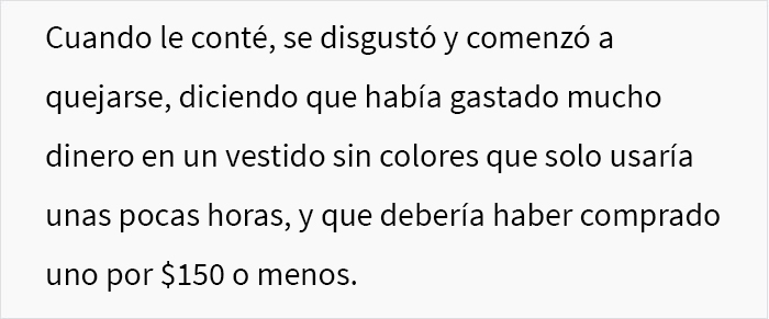 “Las novias inteligentes ahorran dinero”: este prometido se enfureció al enterarse de que su futura esposa había gastado $400 en un vestido de novia