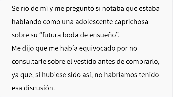 “Las novias inteligentes ahorran dinero”: este prometido se enfureció al enterarse de que su futura esposa había gastado $400 en un vestido de novia