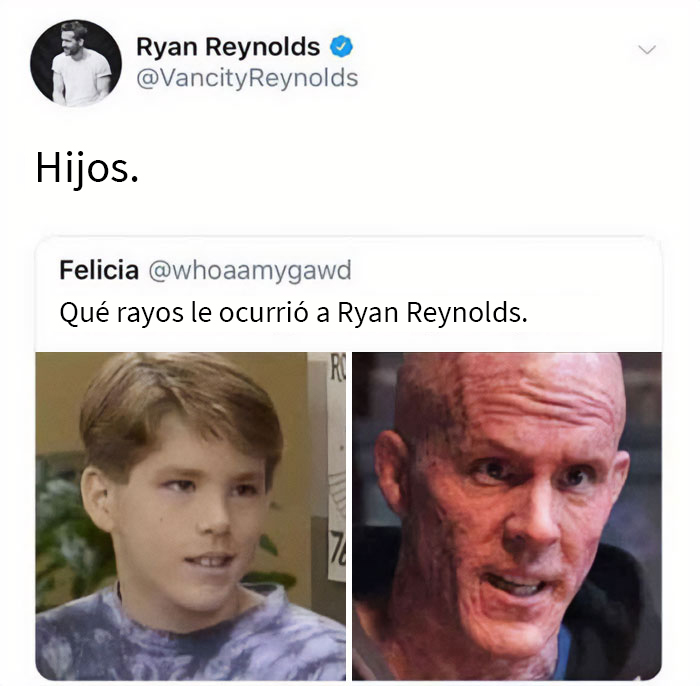 ¡Ryan Reynolds lo entiende!