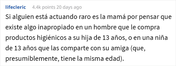 Este padre dejó que la amiga de su hija usara las compresas de su casa, y fue llamado “pervertido”