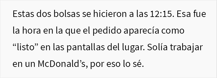 Esta repartidora de DoorDash reveló cómo afectan las propinas en la hora de entrega de un pedido de comida, y mostró una orden de McDonald’s que tardó 1 hora en ser recogida