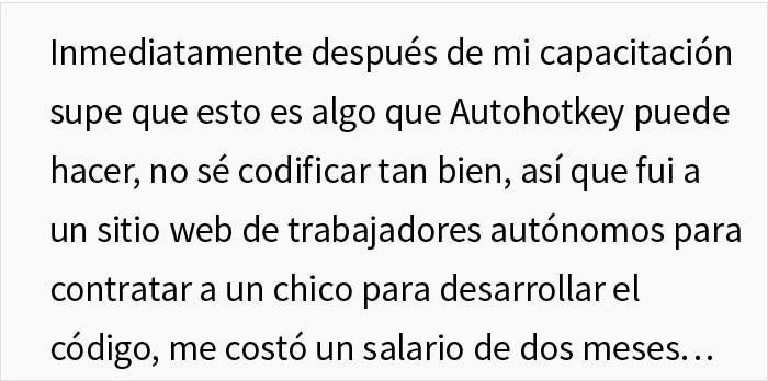 "Has ganado el juego": Este empleado automatizó su trabajo y cobró por no hacer nada durante 5 años