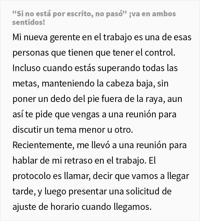 Este empleado demuestra que su jefa microgestiona demasiado y falla a sus empleados, así que consigue que la despidan