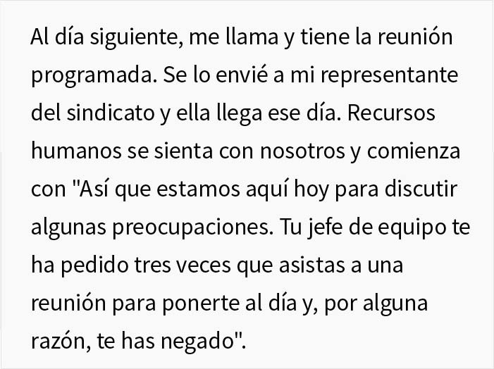 Este empleado demuestra que su jefa microgestiona demasiado y falla a sus empleados, así que consigue que la despidan