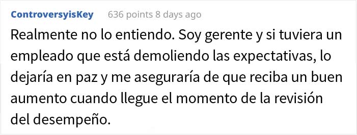 Este empleado demuestra que su jefa microgestiona demasiado y falla a sus empleados, así que consigue que la despidan