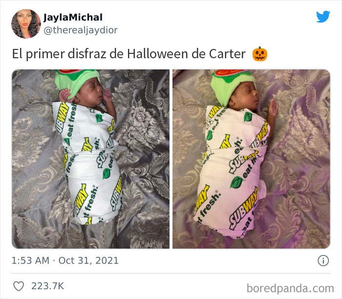 Primer disfraz de Halloween