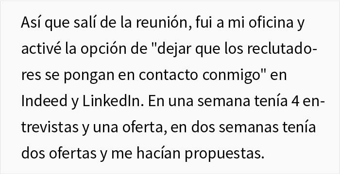 El gerente afirma que este empleado no hacía nada, así que renunció para demostrar que sí