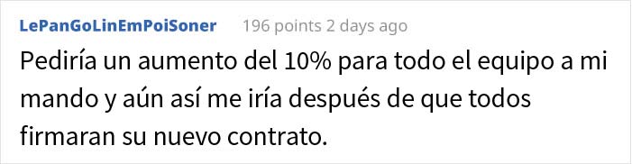 El gerente afirma que este empleado no hacía nada, así que renunció para demostrar que sí