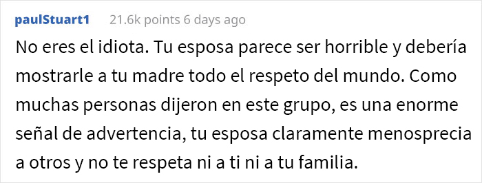 Este hombre insultó a su esposa frente a la familia y ahora ella no le responde los mensajes, él quiere saber si fue idiota