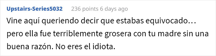 Este hombre insultó a su esposa frente a la familia y ahora ella no le responde los mensajes, él quiere saber si fue idiota