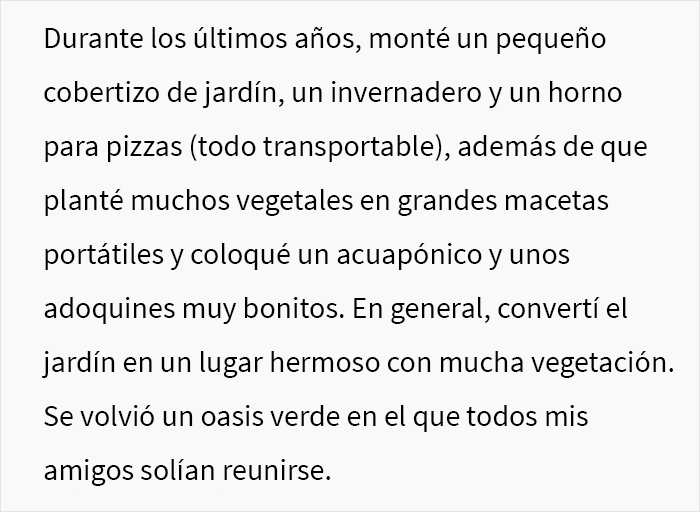 Estos propietarios no esperaban que su inquilina se llevara el jardín en su mudanza, haciendo que los potenciales compradores se desinteresaran por la casa