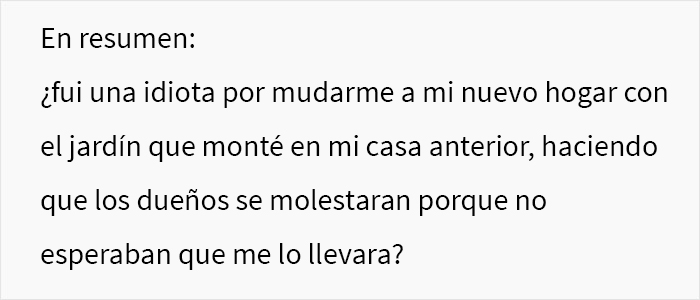 Estos propietarios no esperaban que su inquilina se llevara el jardín en su mudanza, haciendo que los potenciales compradores se desinteresaran por la casa