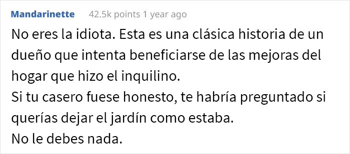 Estos propietarios no esperaban que su inquilina se llevara el jardín en su mudanza, haciendo que los potenciales compradores se desinteresaran por la casa