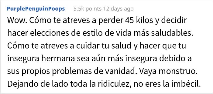 "Siempre he sido la 'hermana gorda':" Esta mujer adelgazó mucho antes de la boda de su hermana y la novia se enfadó con ella