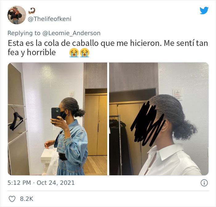 Una top model negra se maquilló y peinó ella misma 10 minutos antes de desfilar porque los maquilladores se equivocaron