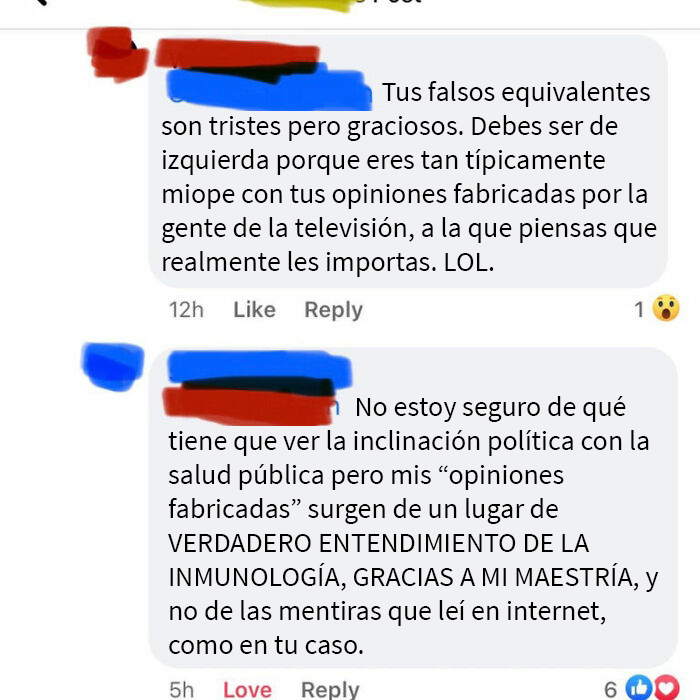 Mi amigo es científico, así que intercambios como estos ocurren todo el tiempo