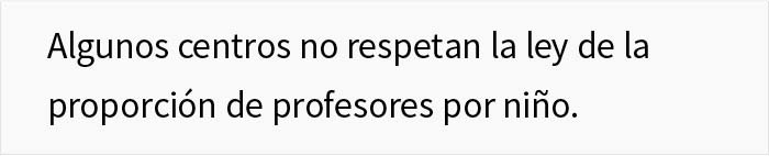 Esta madre cuenta las razones por las que no llevará a su hija a la guardería