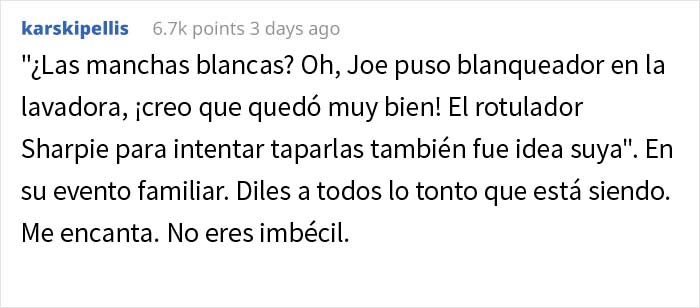 Esta mujer es un genio por la forma en que lidió con su novio vago saboteando sus tareas domésticas