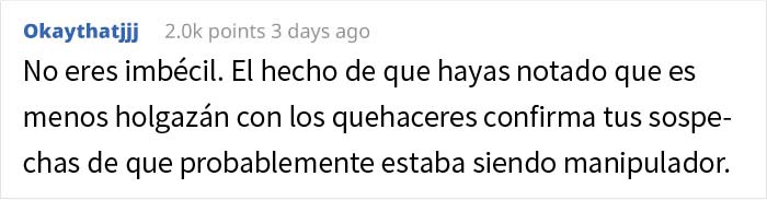 Esta mujer es un genio por la forma en que lidió con su novio vago saboteando sus tareas domésticas