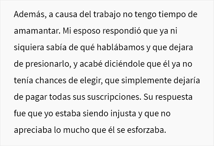 Esta mujer paga las 5 suscripciones de streaming de su marido desempleado, y él se vuelve loco tras pedirle que se quede solo con una