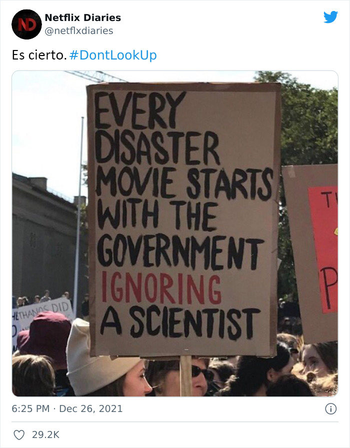 People Are Amused By These 30 Spot-On Reactions To Netflix’ New Film “Don’t Look Up”