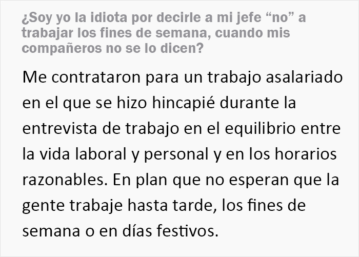 Esta mujer se niega a trabajar más allá de su horario estipulado, provocando un drama en el trabajo