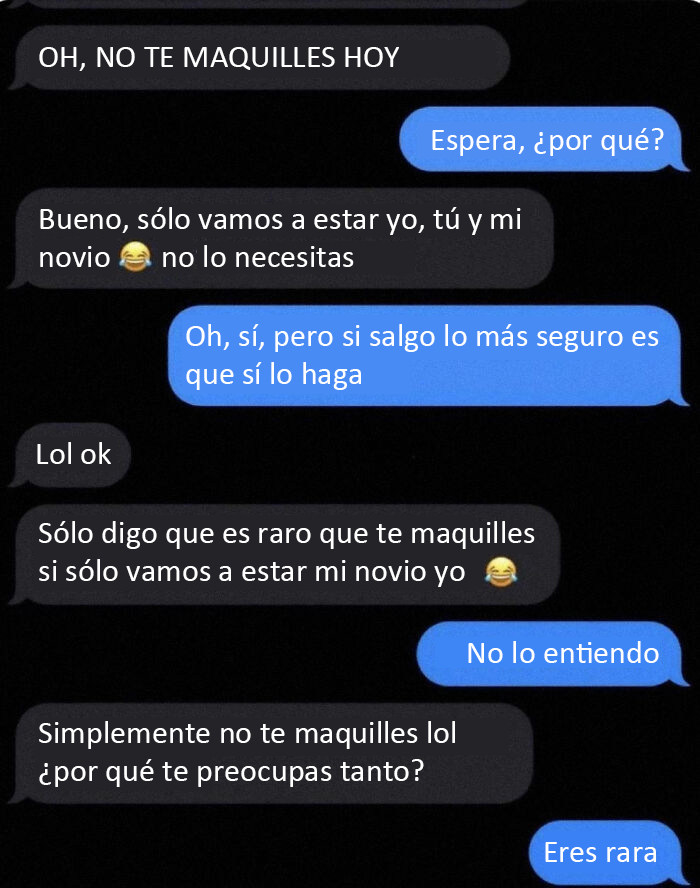 Yo puedo pero tú no