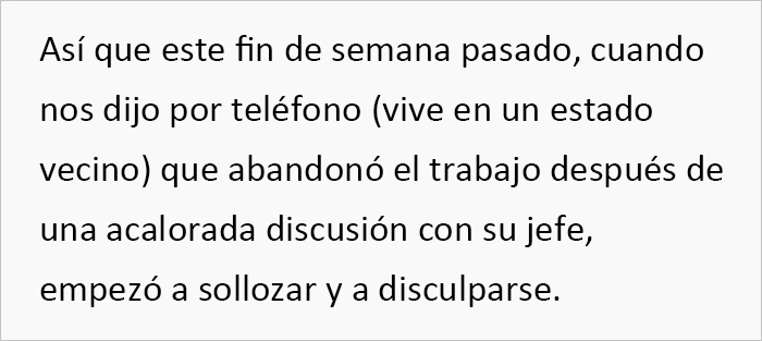 Este padre da ejemplo apoyando a su hijo tras dejar su trabajo de 45.000$ y pedir quedarse con él