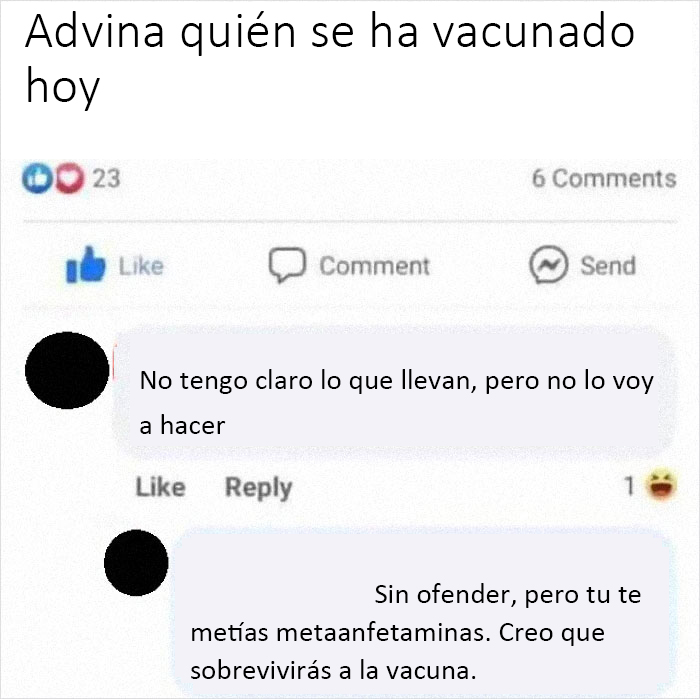 Creo que sobrevivirás a la vacuna