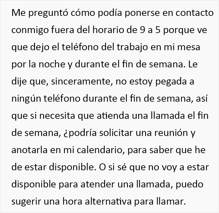 Esta mujer se niega a trabajar más allá de su horario estipulado, provocando un drama en el trabajo