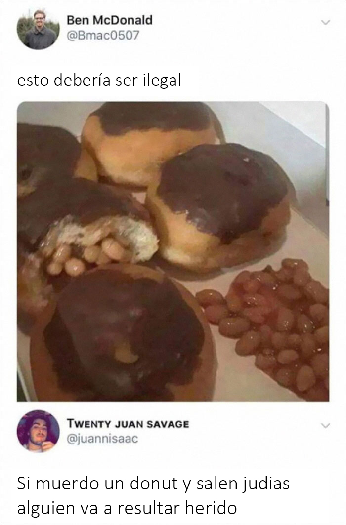 Gracias, odio los Donuts con judias