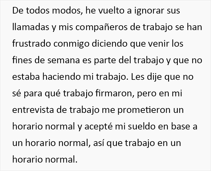 Esta mujer se niega a trabajar más allá de su horario estipulado, provocando un drama en el trabajo