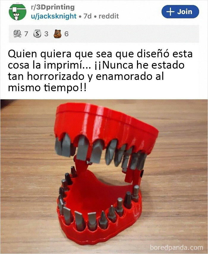 Gracias, odio las dentaduras