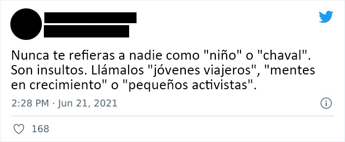 Aparentemente “chico” es un insulto